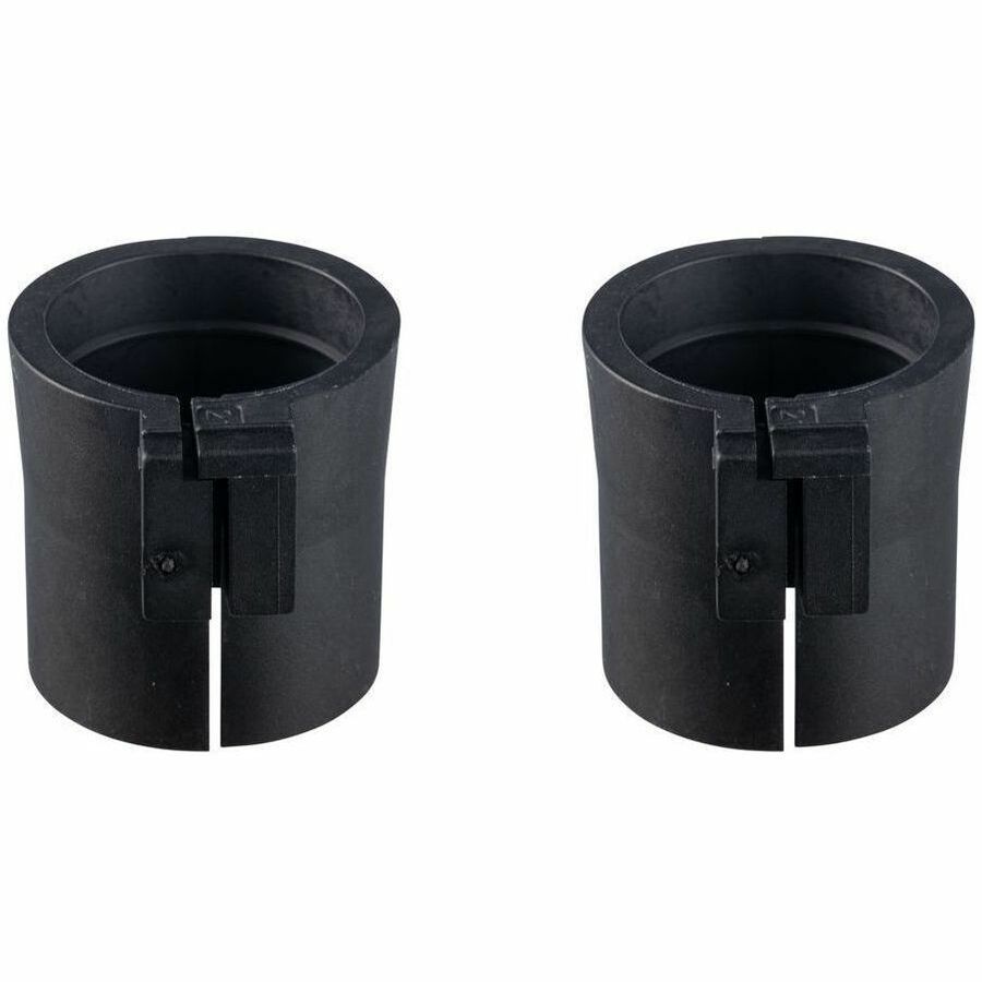 Panduit Cable Entry Grommet, Single, Medium, 0.83"-0.87" , Black TPE, 4 PC