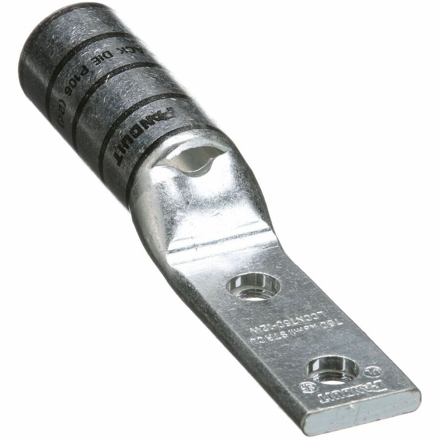 Panduit Pan-Lug Copper 2 Hole Straight Tongue Compression Lug