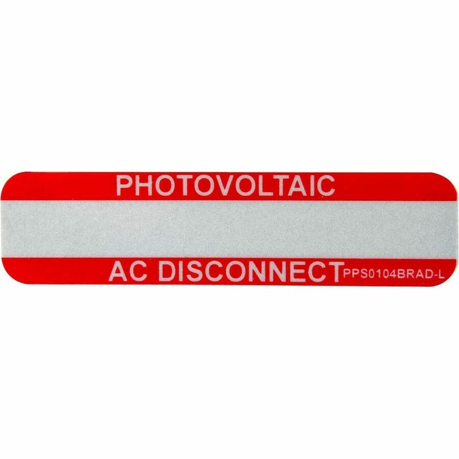 Panduit Solar Label