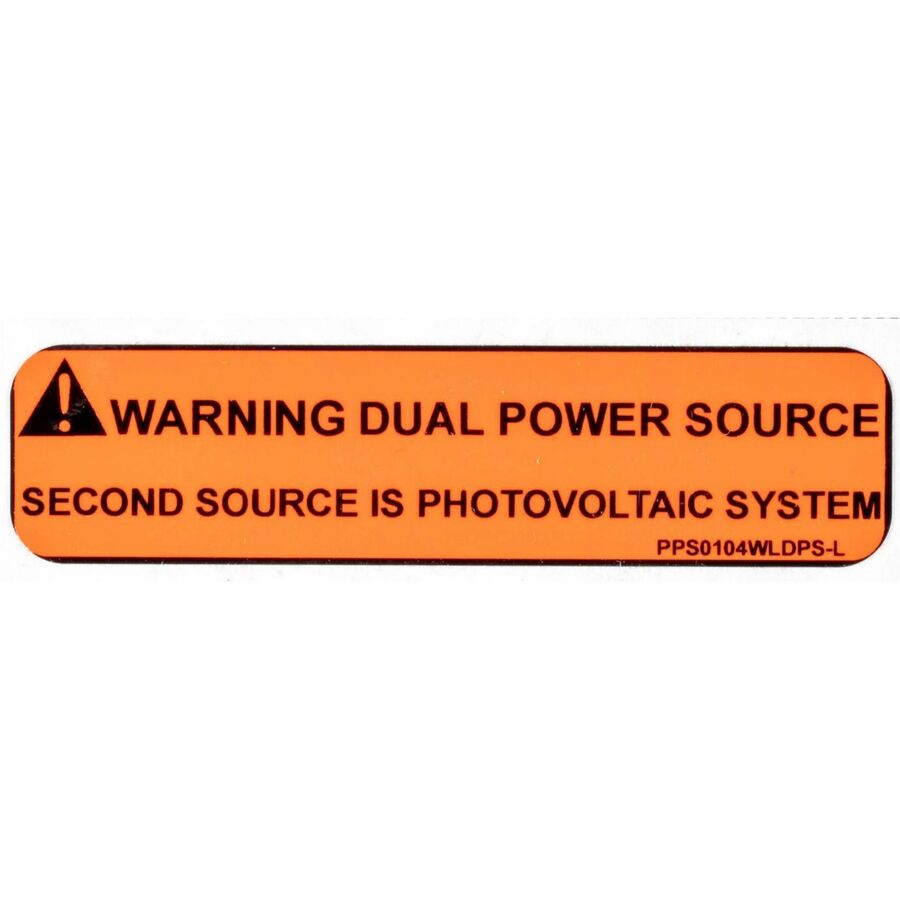 Panduit Solar Label