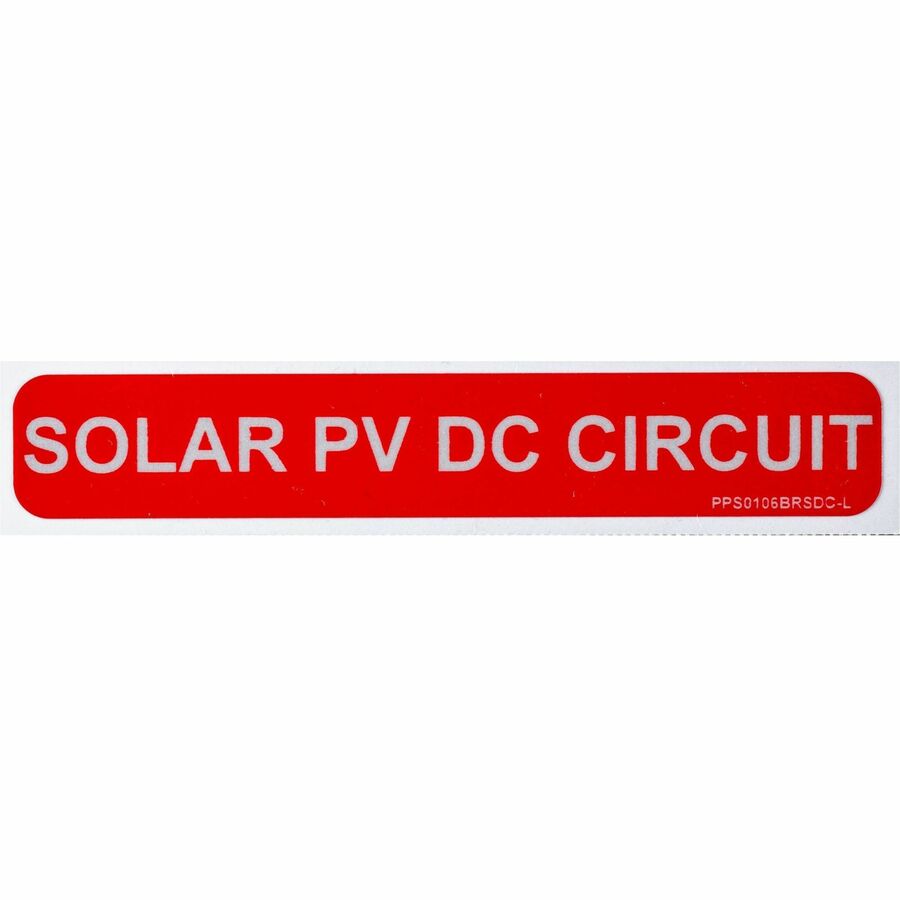 Panduit Solar Label