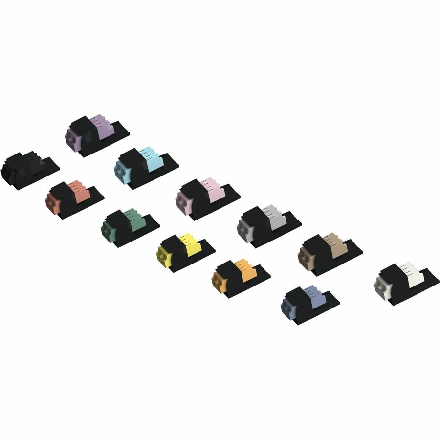 Panduit Mini-Com Keyed E-Orange/Non-Keyed LC Duplex, Black Module