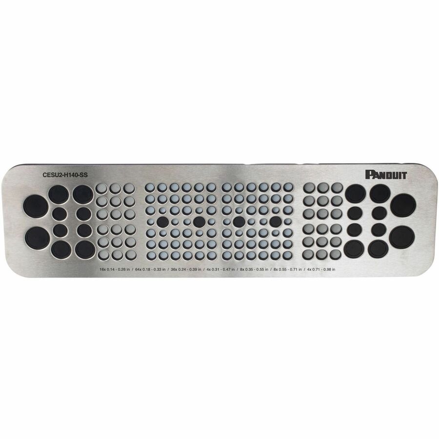 Panduit Rectangular Metal Cable Entry System Plate