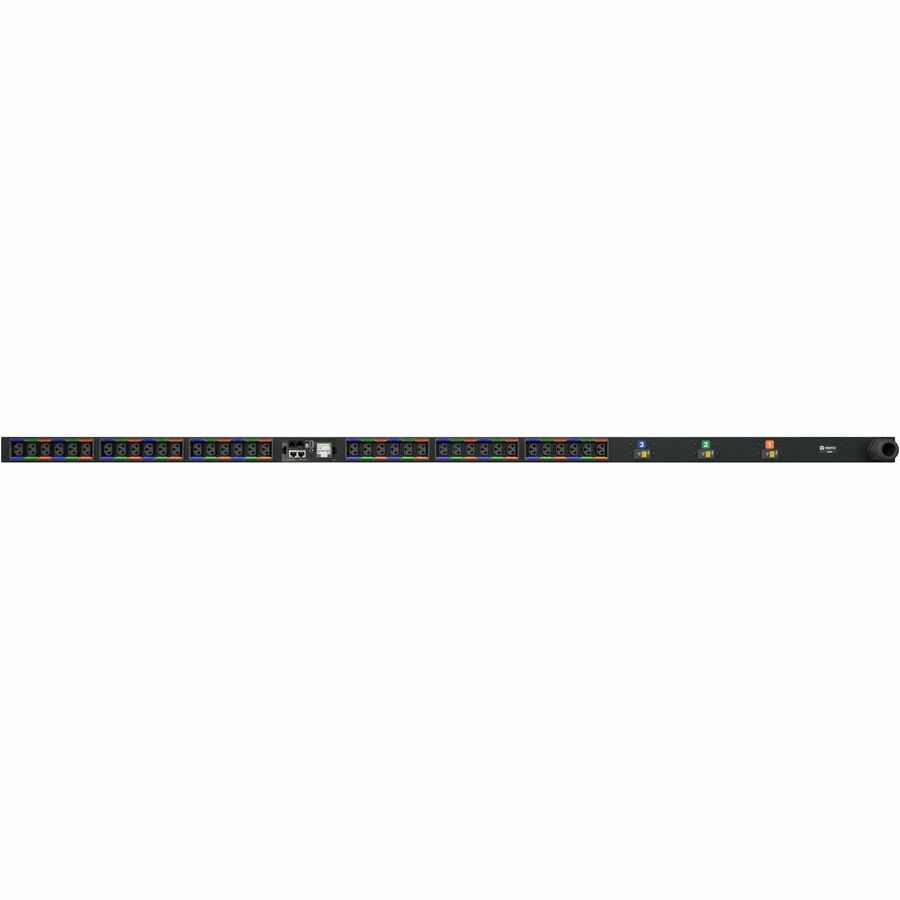Vertiv Geist Switched Rack PDU with Next Generation IMD - 0U| 30A| 208V| (30) U-Lock C13 and (6) U-Lock C19| L6-30P Plug| 4.9kW| VP7N30AN
