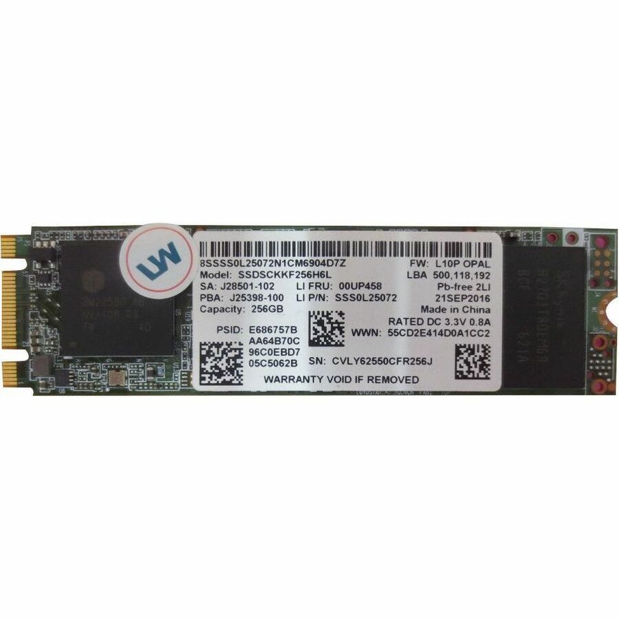 LENOVO DCG SOURCING 256 GB Solid State Drive - M.2 2280 Internal - SATA (SATA/600)