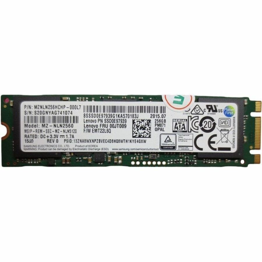 LENOVO DCG SOURCING 256 GB Solid State Drive - M.2 Internal - SATA (SATA/600)
