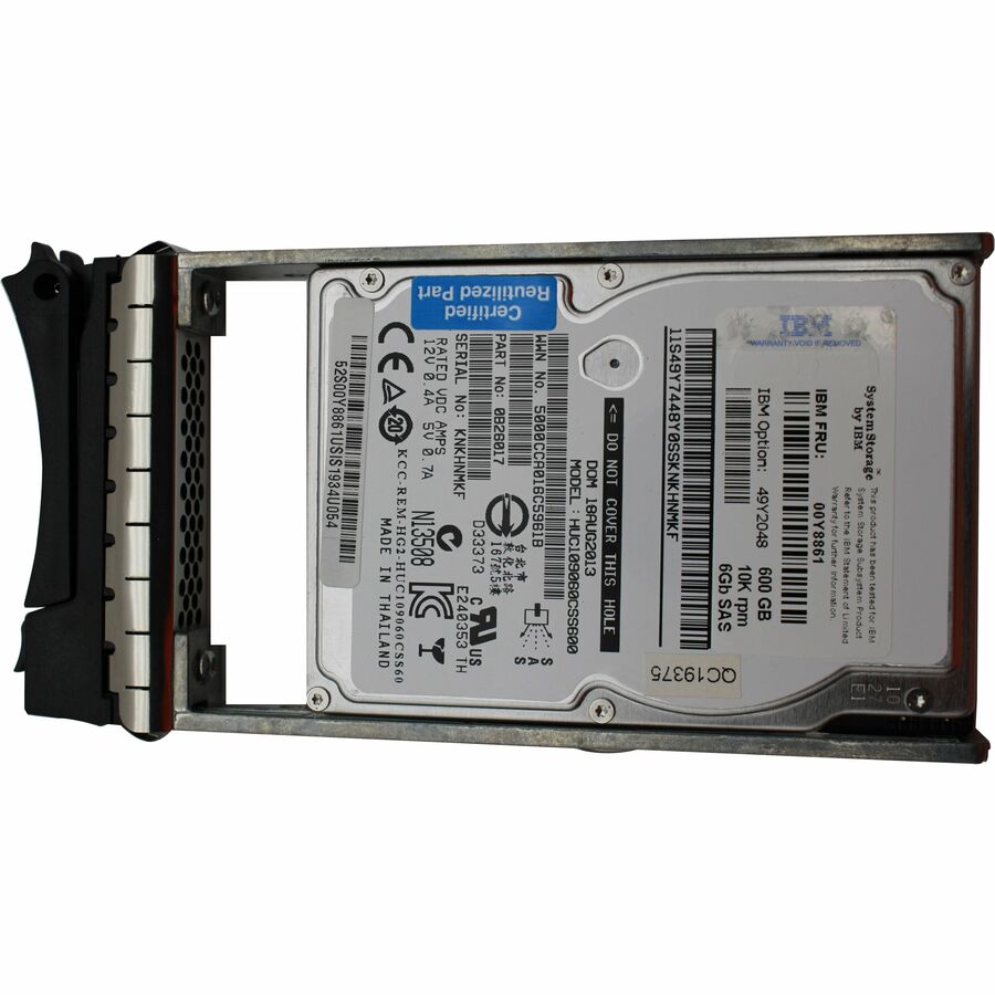 LENOVO DCG SOURCING 600 GB Hard Drive - 2.5" Internal - SAS (6Gb/s SAS)