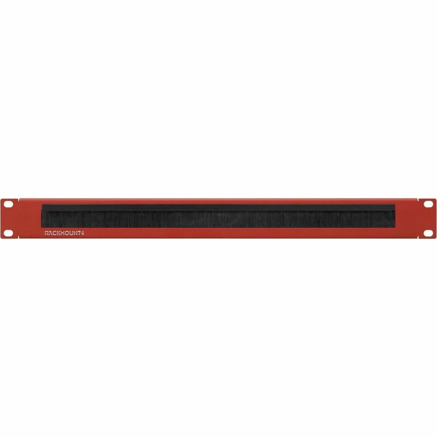 RACKMOUNT.IT 1U Brush Plate - WG-Red