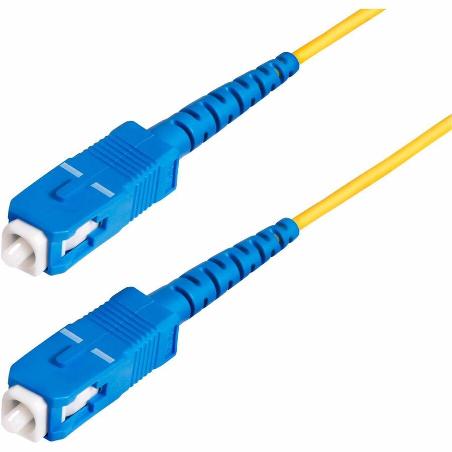 StarTech 30m (98.4ft) SC to SC (UPC) OS2 Single Mode Simplex Fiber Optic Cable, 9/125, 40G/100G, Low Insertion Loss, LSZH Jumper Cord