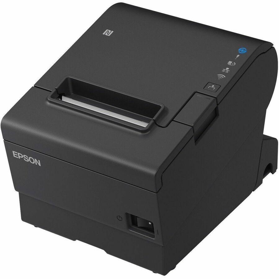HP POS System Direct Thermal Printer - Monochrome - Receipt Print - USB - Parallel - With Cutter - Black