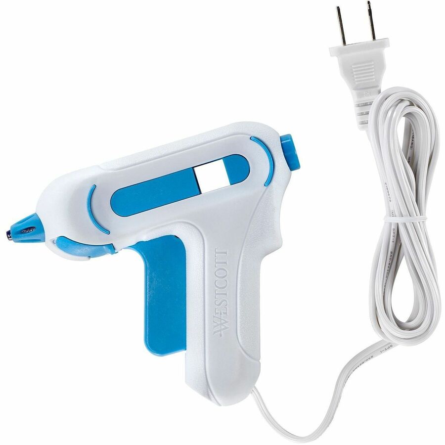 Westcott Manual Glue Gun - White, Blue