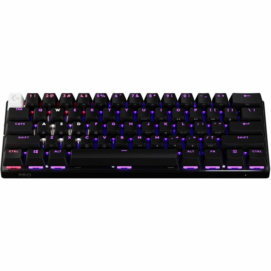Logitech G PRO X 60 LIGHTSPEED Wireless Gaming Keyboard, Ultra Compact TKL 60% Mechanical Keyboard for Windows PC, LIGHTSYNC RGB, Dual-Shot PBT Keycaps, GX Optical Tactile Switches, Black