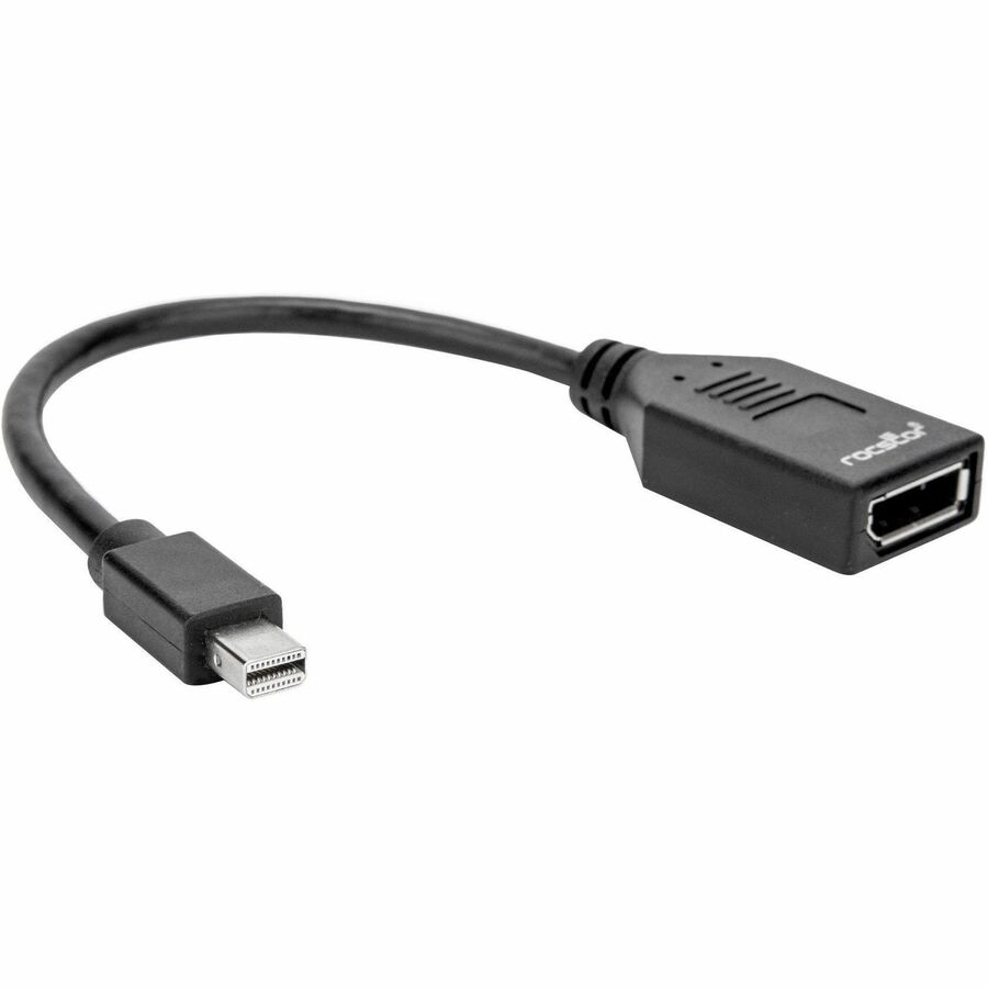 Rocstor 6in Mini DisplayPort to DisplayPort Video Cable Adapter - M/F