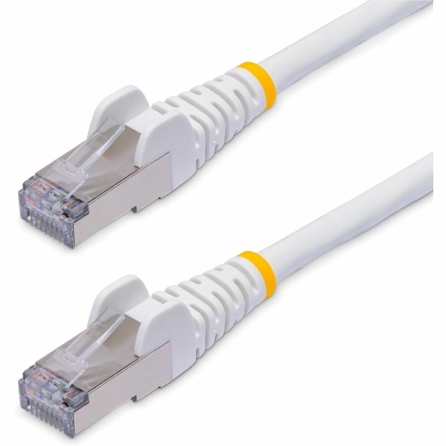 StarTech 3ft White CAT8 Ethernet Cable, Snagless RJ45, 25G/40G 2000MHz, 100W PoE, S/FTP, 26AWG Pure Bare Copper, LSZH Network Patch Cord