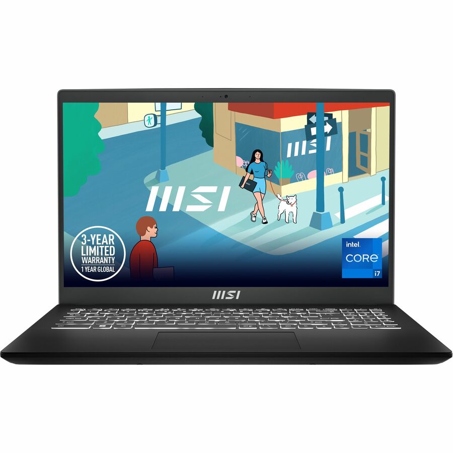 MSI Modern 15.6˘ Ultrabook Laptop, Intel Core™ i7-1355U, 16GB ,1TB SSD Win 11 Pro
