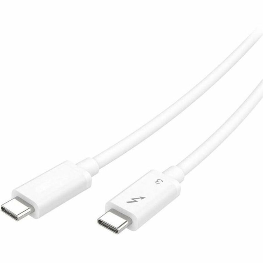 4XEM 20Gbps 3FT/1M Thunderbolt 3 White cable