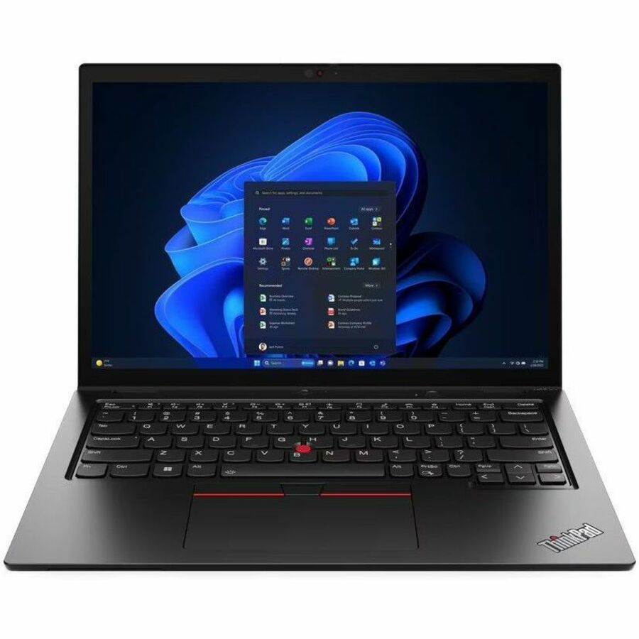 Lenovo ThinkPad L13 Gen 5 21LM000VUS 13.3" Touchscreen Convertible 2 in 1 Notebook - WUXGA - Intel Core Ultra 7 165U - vPro Technology - 16 GB - 512 GB SSD - English Keyboard - Black