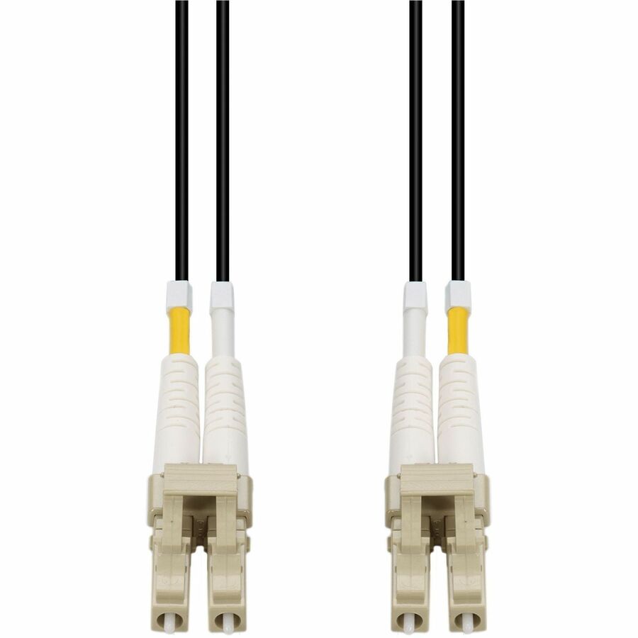 AddOn 2m LC to LC Black OM4 Duplex LSZH Fiber Patch Cable