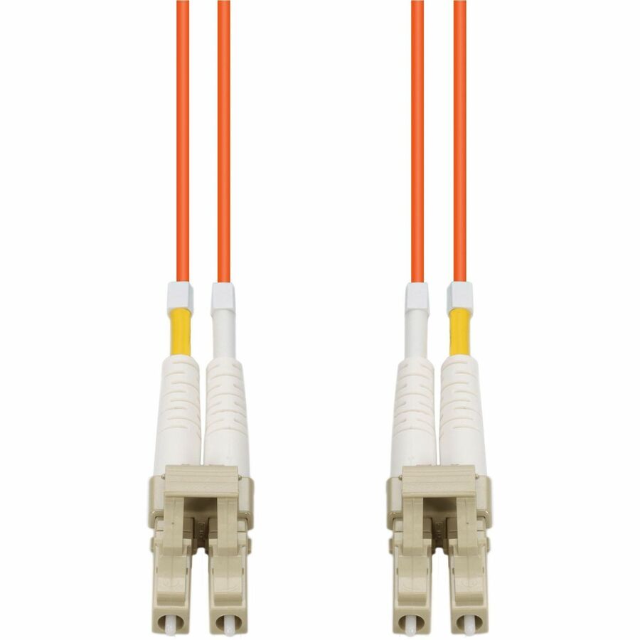 AddOn 30m LC to LC Orange OM4 Duplex OFNR (Riser-Rated) TAA Fiber Patch Cable