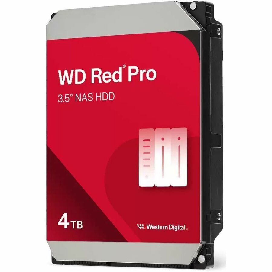 WD Red Pro WD4005FFBX 4 TB Network Hard Drive - 3.5" Internal - SATA (SATA/600) - Conventional Magnetic Recording (CMR) Method
