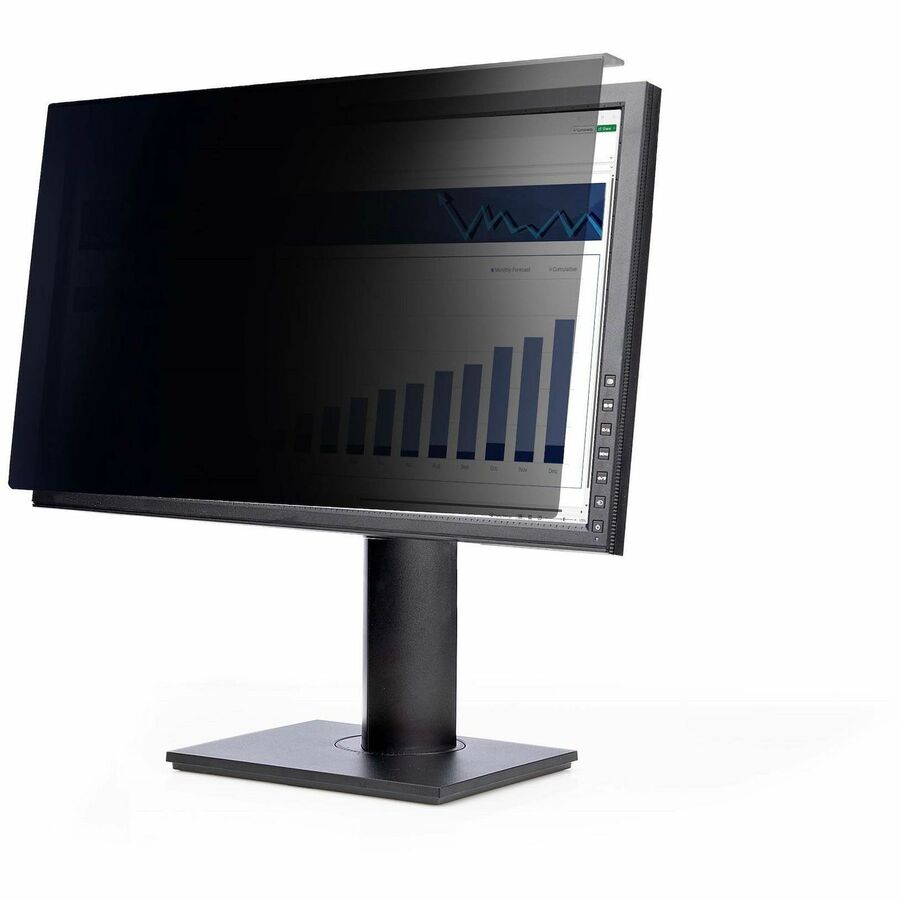 StarTech 24-inch 16:9 Computer Monitor Privacy Screen, Hanging Acrylic Filter, Monitor Protector/Shield, +/- 30 Deg., Glossy, TAA