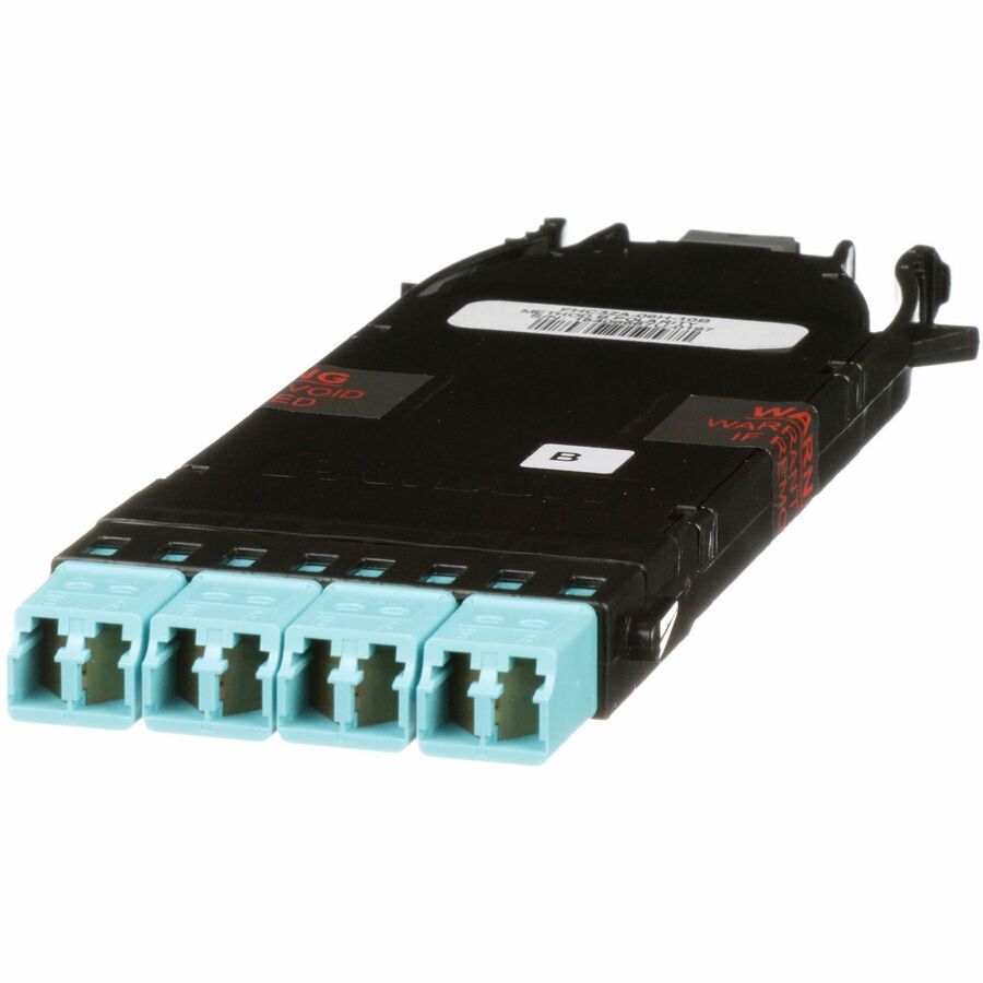Panduit OM4 HD Flex Cassette, 4-Port, 4-to-1 Conversion Opt. IL Universal