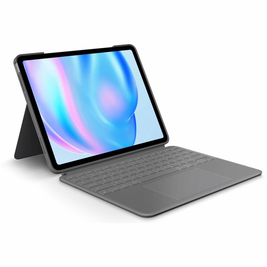 Logitech Combo Touch iPad Air 13-inch (M2, M3 & M4) (2024, 2025 & 2026) Keyboard Case - Detachable backlit keyboard, Oxford Gray