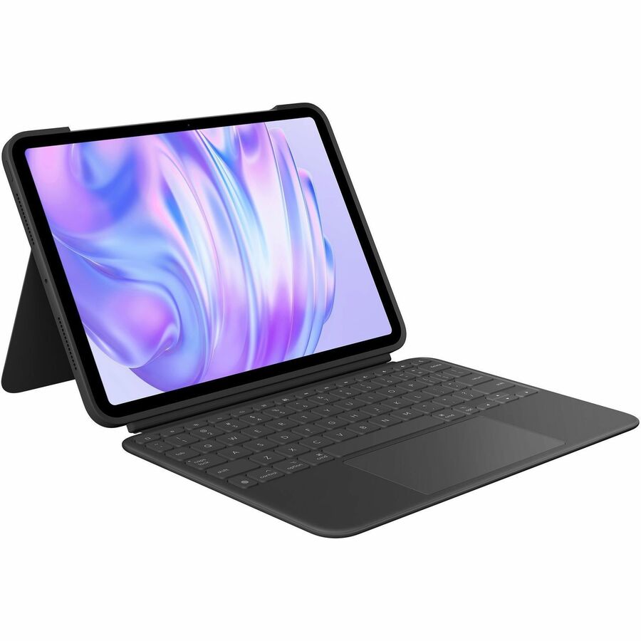 Logitech Combo Touch iPad Pro 11-inch (M4)(2024) Keyboard Case - Detachable backlit keyboard with kickstand, comfortable typing, multi-use mode - Midnight Black