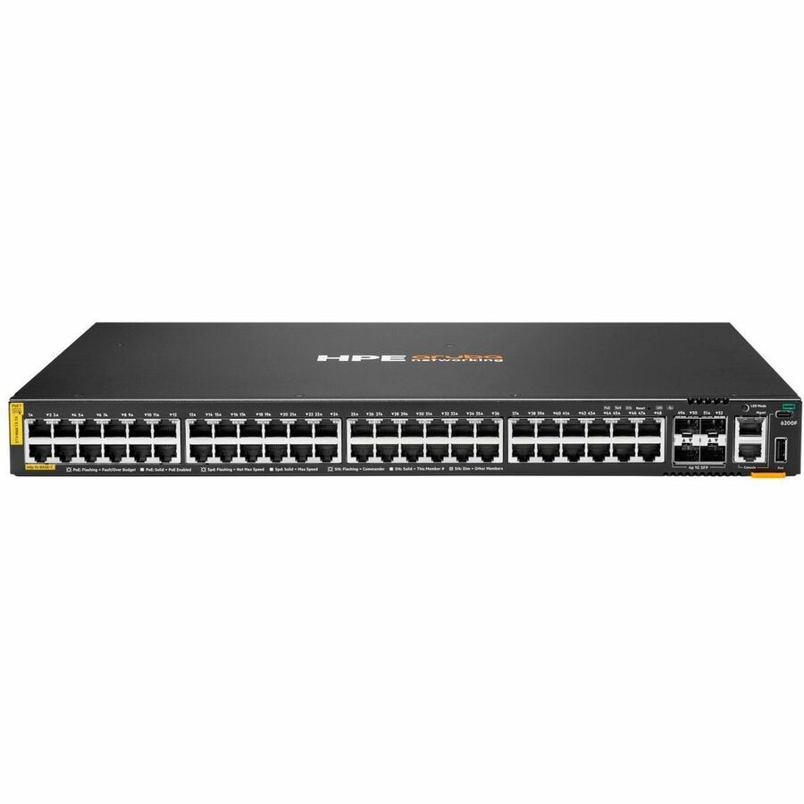 Aruba CX 6200F 48G Class-4 PoE 4SFP 740W Switch