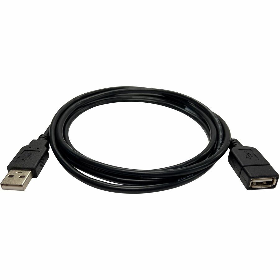 Black Box USB 2.0 Extension Cable - Type-A, Male/Female, Black