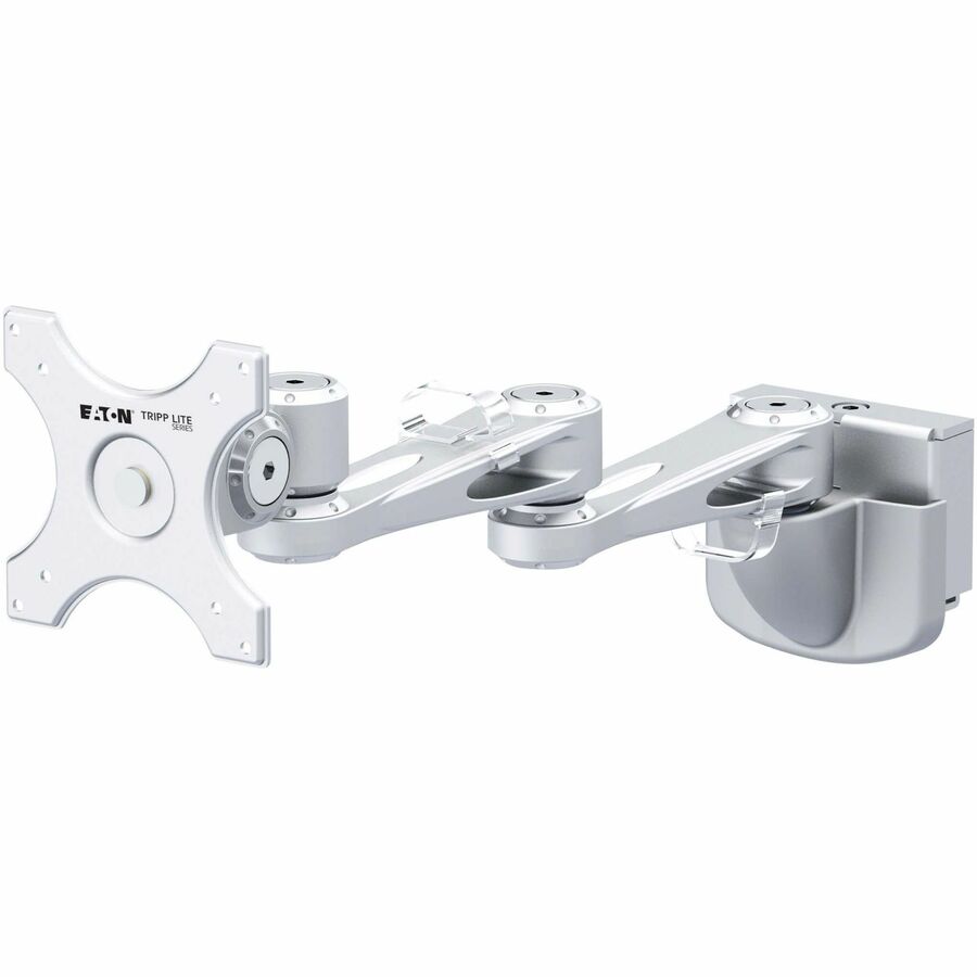 Eaton Tripp Lite Series Dual-Extension Monitor Mount for Slat Wall System, 13˘ to 32˘ Displays, TAA
