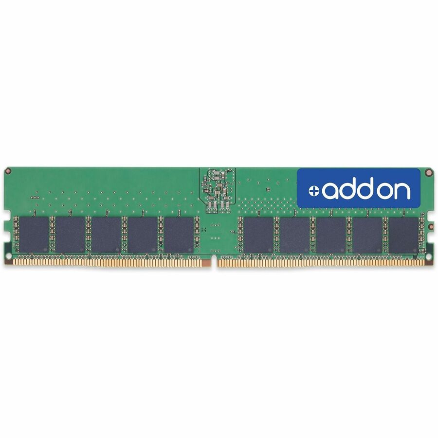AddOn Dell® AC027076 Compatible 32GB DDR5-4800MHz Unbuffered ECC Dual Rank x8 1.1V 288-pin CL40 UDIMM