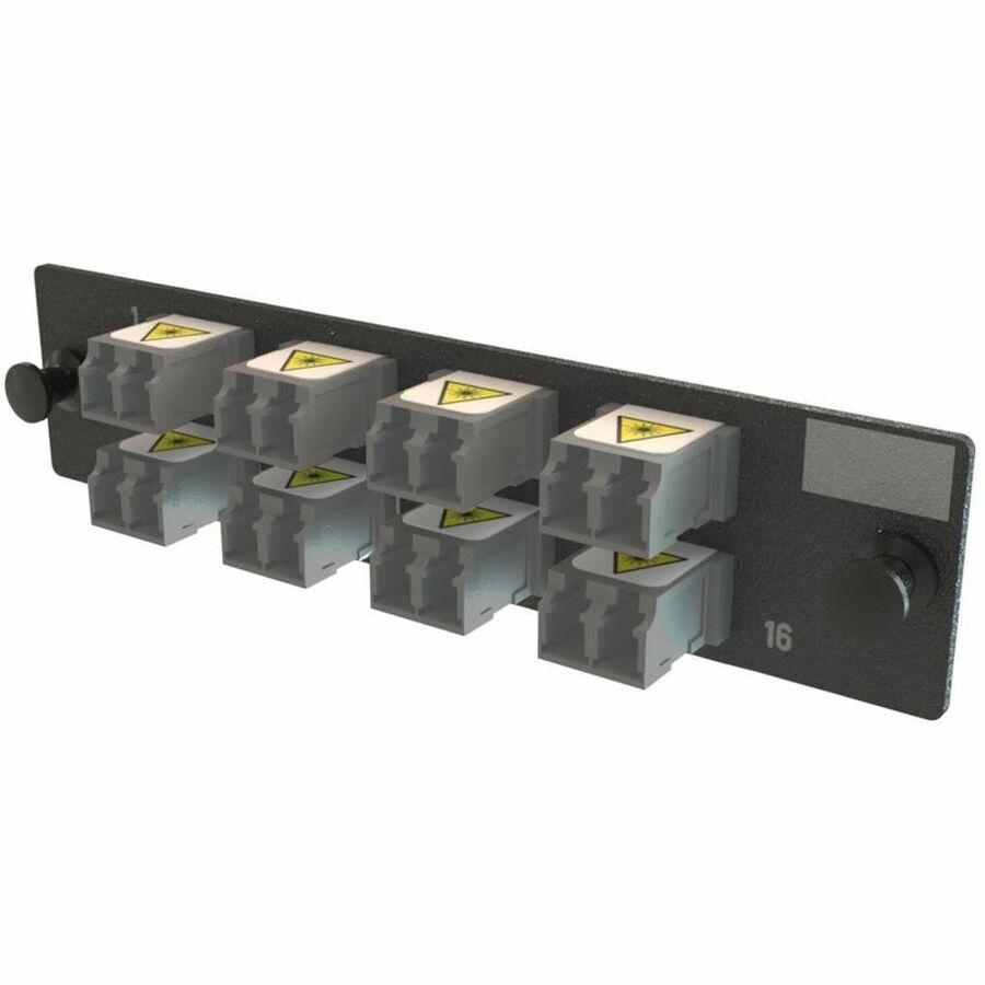 Ortronics Q-Series Keyed OFP Adapter Panel 16 Fibers, Gray