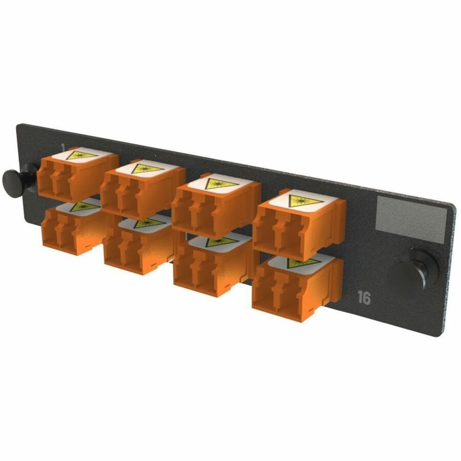 Ortronics Q-Series Keyed OFP Adapter Panel 16 Fibers, Orange