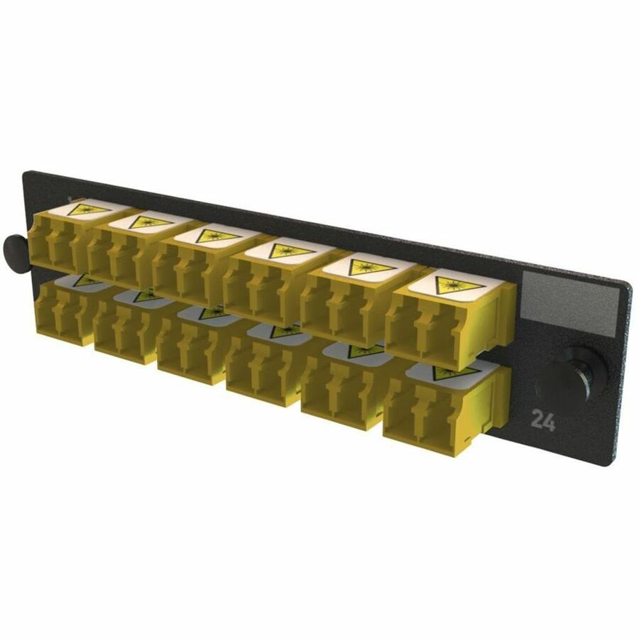 Ortronics Q-Series Keyed OFP Adapter Panel 24 Fibers, Green