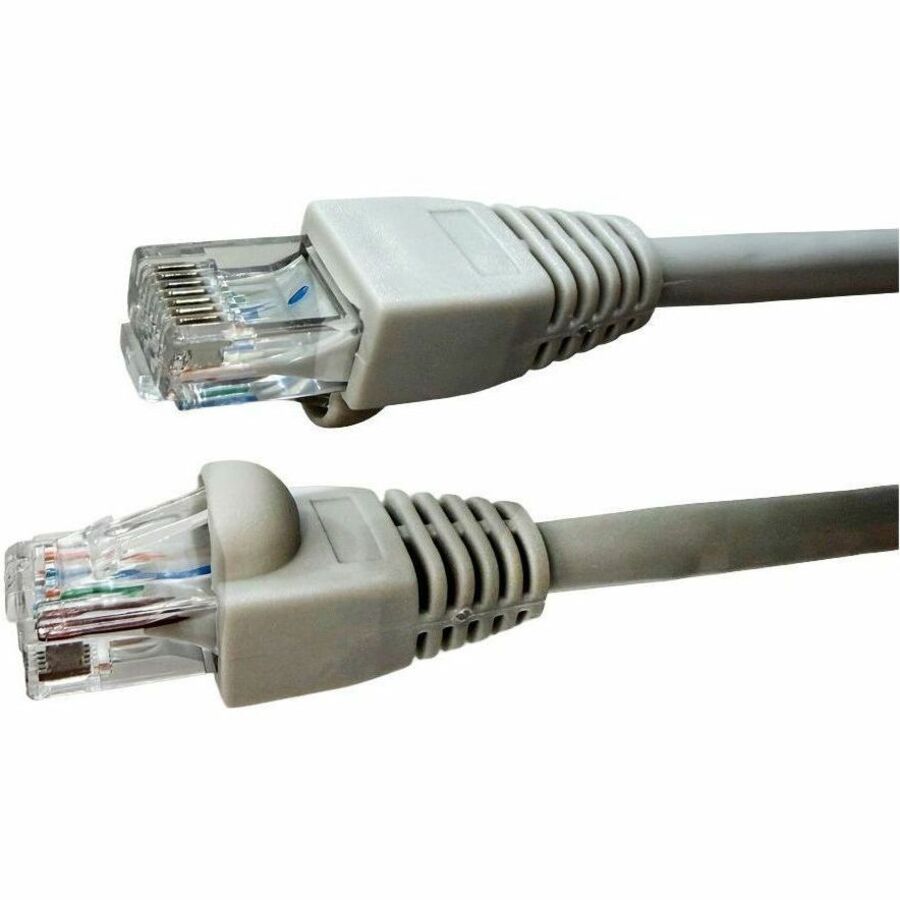 4XEM 1FT Cat6A Snagless RJ45 Ethernet Patch Cable (Gray, 10Gbps, Pure Copper, UTP)