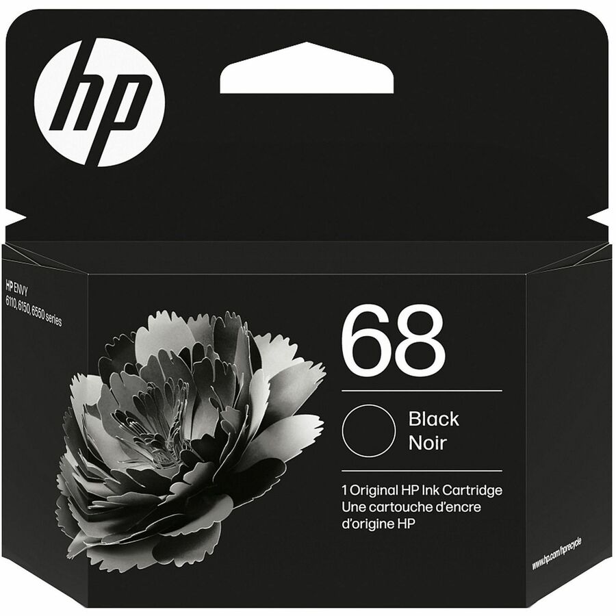 HP 68 Original Inkjet Ink Cartridge - Black - 1 Each
