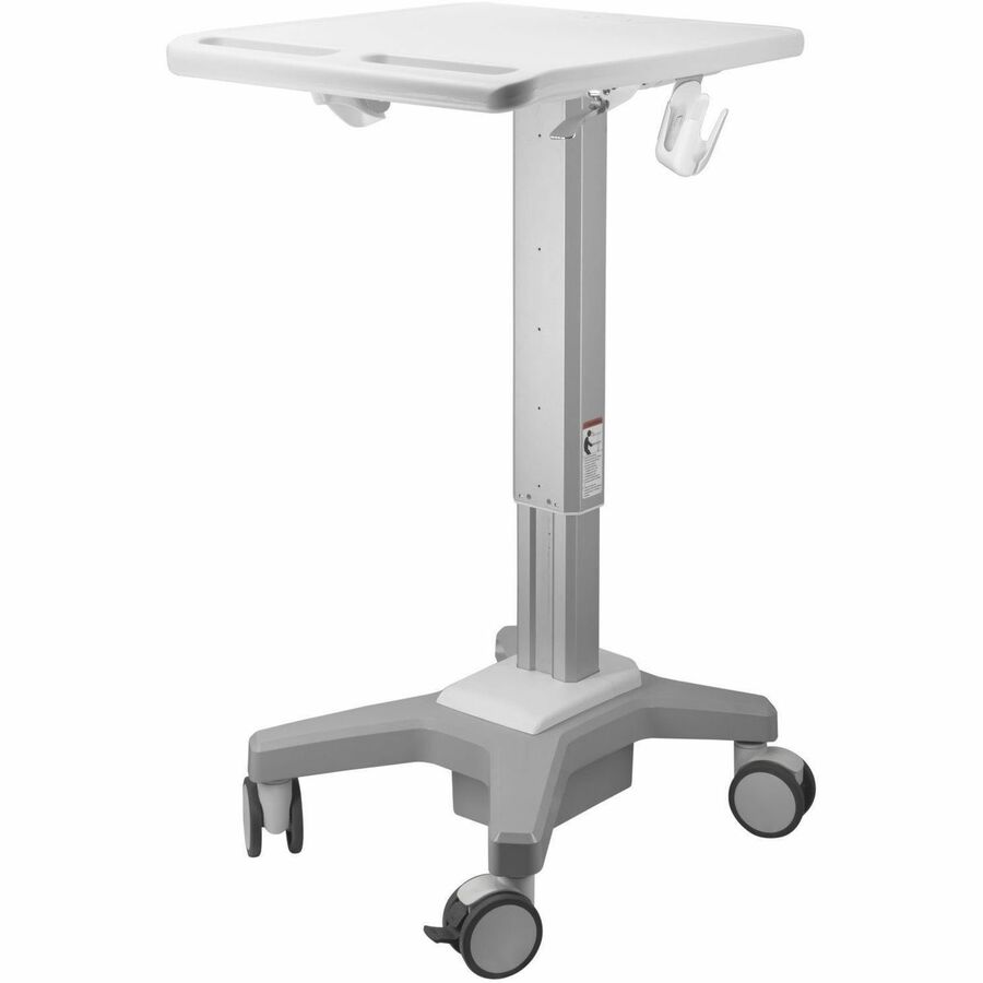 Amer Mounts Light Pedestal Medical Cart (Max Load 22.05 lbs)
