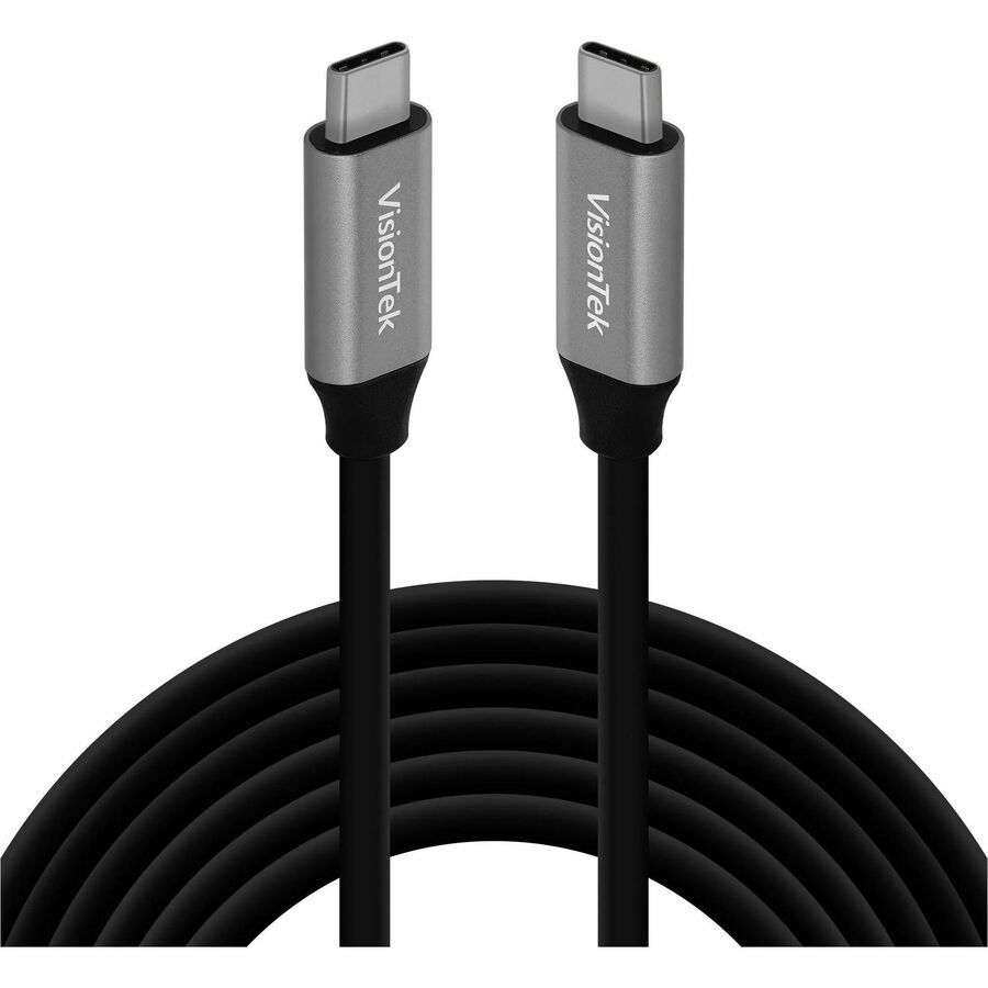 VisionTek USB-C to USB-C 3.1 Gen 2 Cable - 100W Power Delivery - 10Gbps - DP Alt Mode