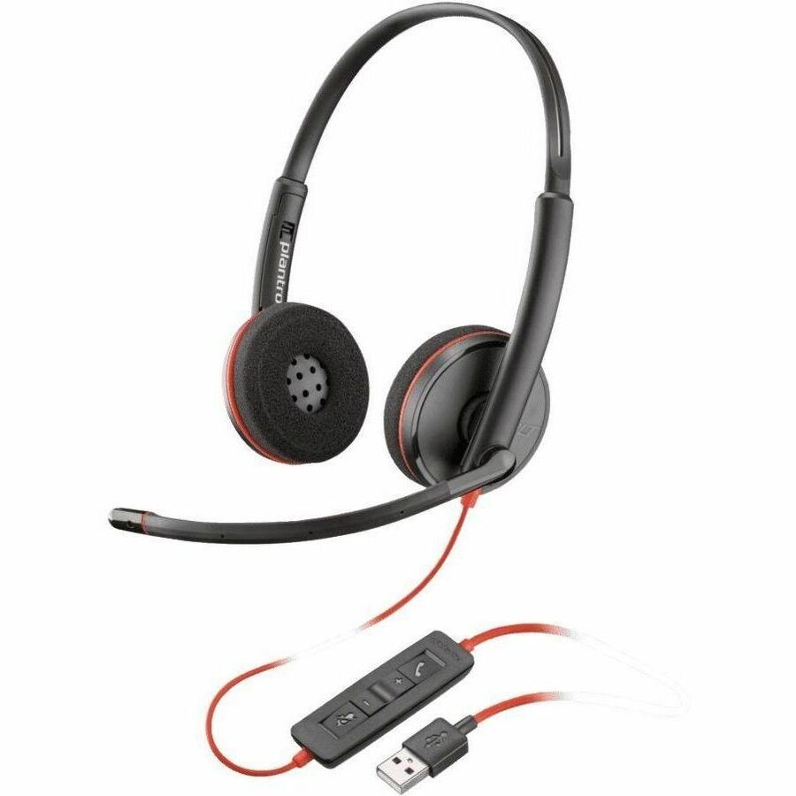 HPI SOURCING - NEW Blackwire 3220 Stereo USB-A Headset (Bulk)
