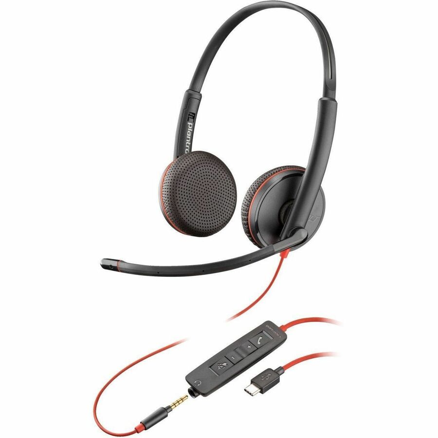 HPI SOURCING - NEW Blackwire C3225 Stereo USB-C Headset (Bulk)
