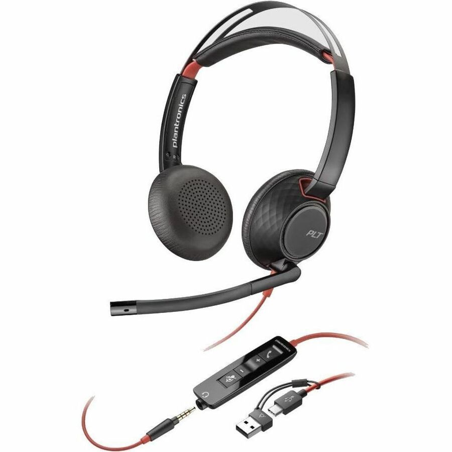 HPI SOURCING - NEW Blackwire 5220 Stereo USB-A Headset (Bulk)