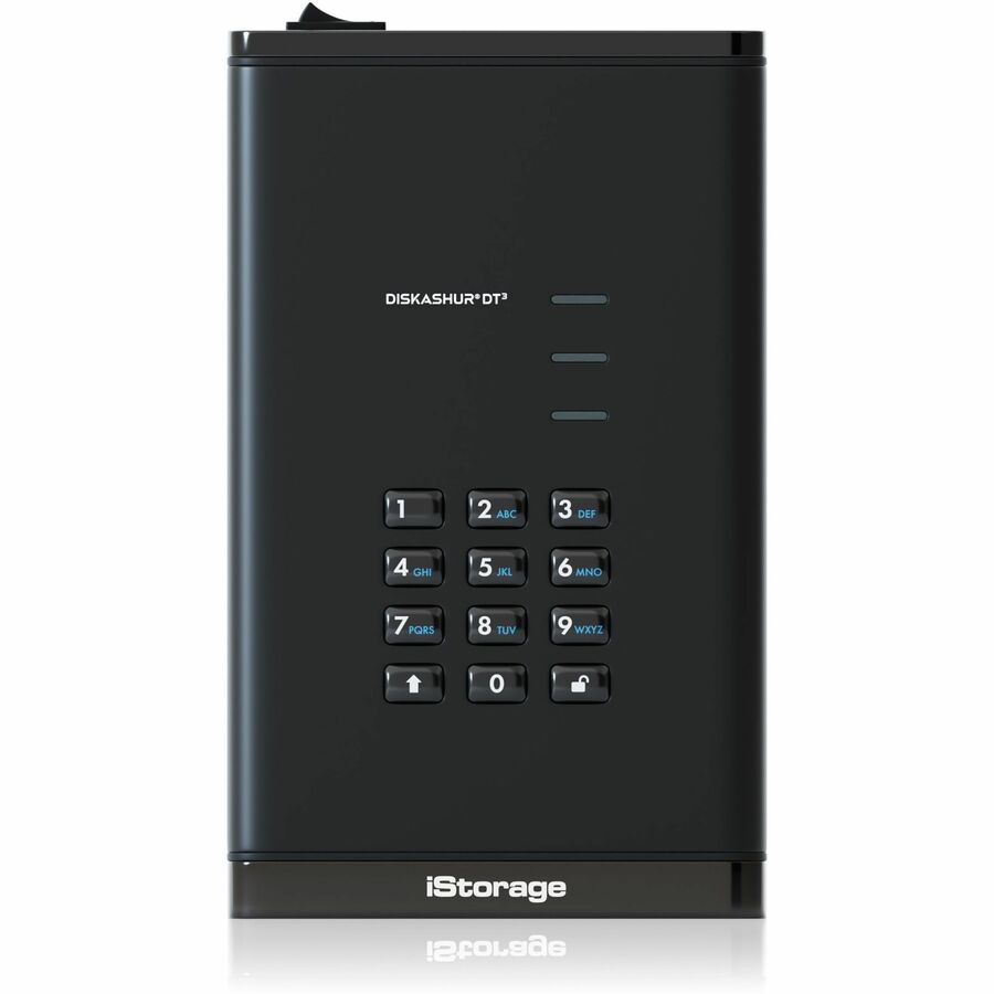 iStorage diskAshur DT3 4 TB Portable Hard Drive | FIPS 140-3 Level 3 Pending | Incorporated Common Criteria EAL 5+ | PIN protected | Dust/Water Resistant | TAA Compliant