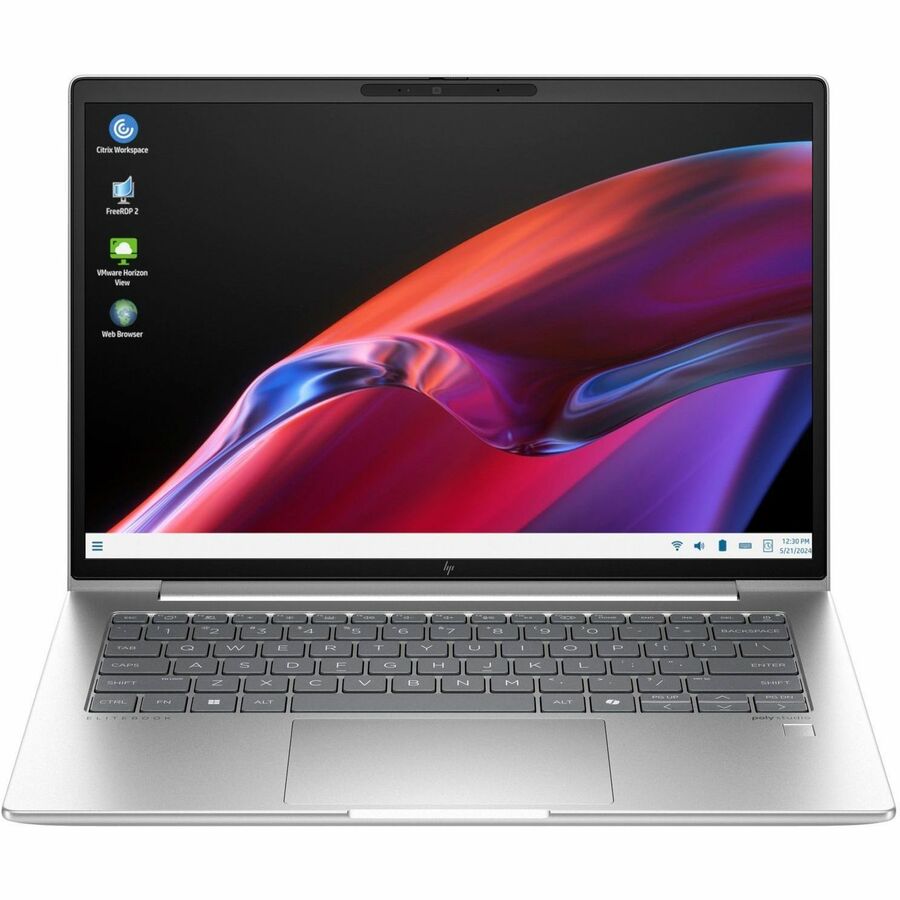 HP Elite mt645 G8 14" Thin Client Notebook - WUXGA - 60 Hz - AMD Ryzen 5 7535U - 8 GB - 256 GB SSD - Pike Silver
