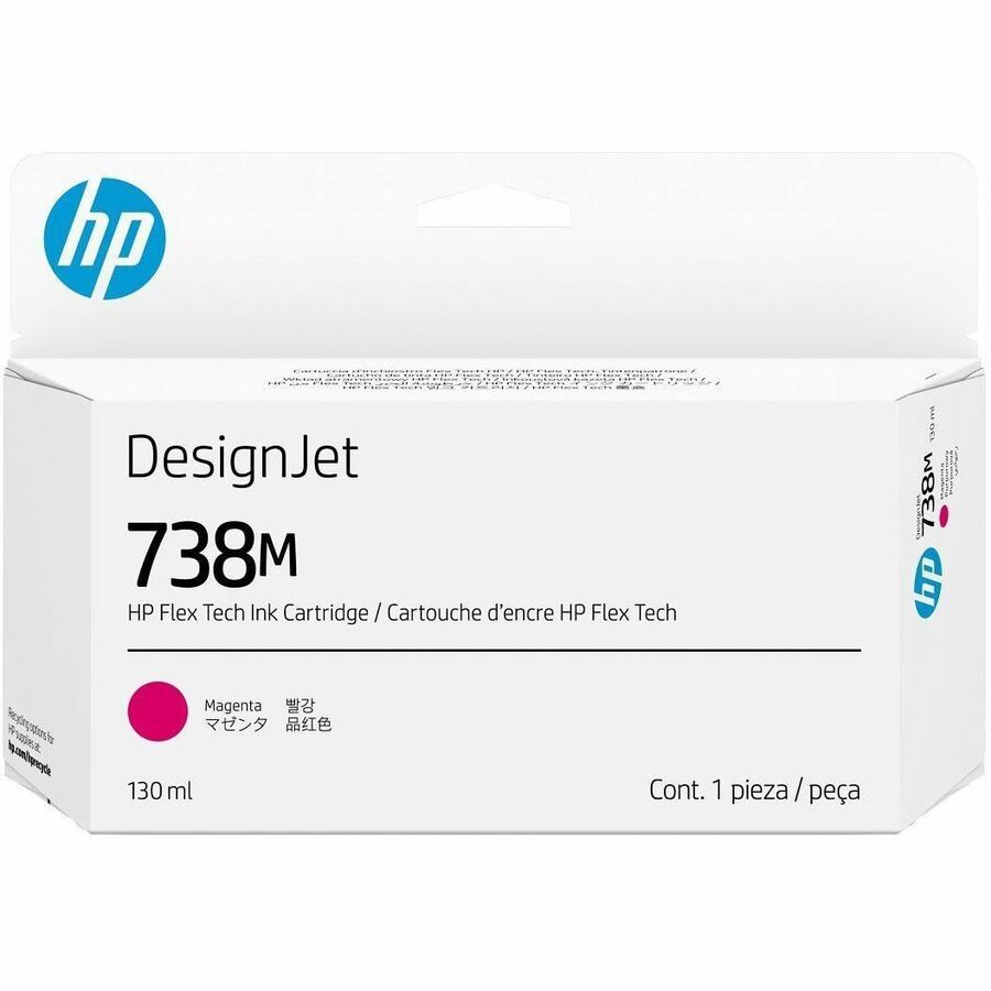 HP 738M Original Inkjet Ink Cartridge - Magenta - 1 Pack