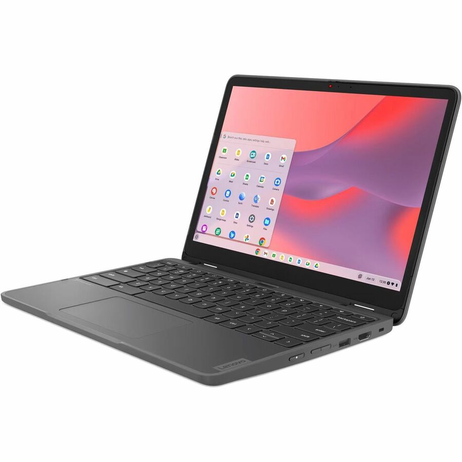 Lenovo 500e Yoga Chromebook Gen 4 82W40026US 12.2" Touchscreen Convertible 2 in 1 Chromebook - 4G - WUXGA - 60 Hz - Intel N-Series N200 - 8 GB - 128 GB Flash Memory - English Keyboard - Graphite Gray