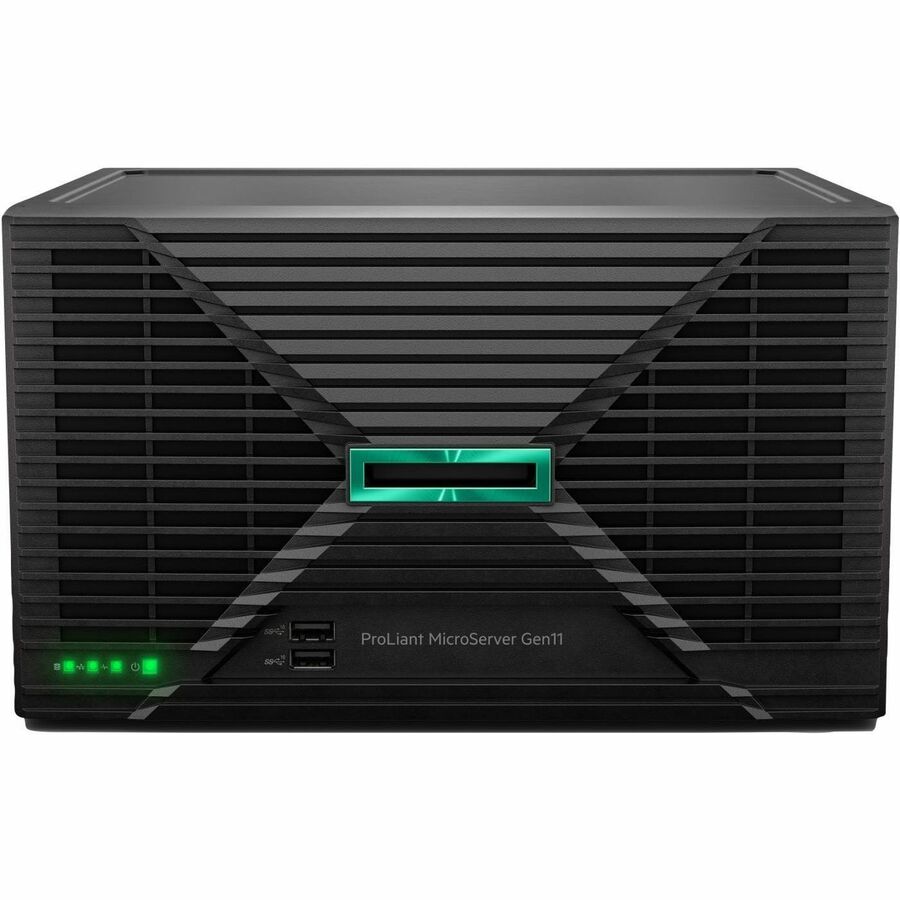 HPE SMART CHOICE ProLiant MicroServer Gen11 Ultra Micro Tower Server - 1 x Intel Pentium Gold G7400 3.7 GHz - 16 GB RAM - 1 TB HDD - Serial ATA/600 Controller