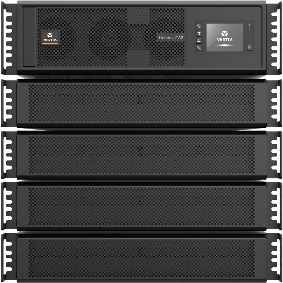 Vertiv Liebert ITA2 UPS - 15kVA/kW 208/120VAC (220/127VAC) 3-phase 4 Wire with RDU120 Card, Includes 2 pair of ITA2 VRLA battery (ITA2-15KRT208V11UN)