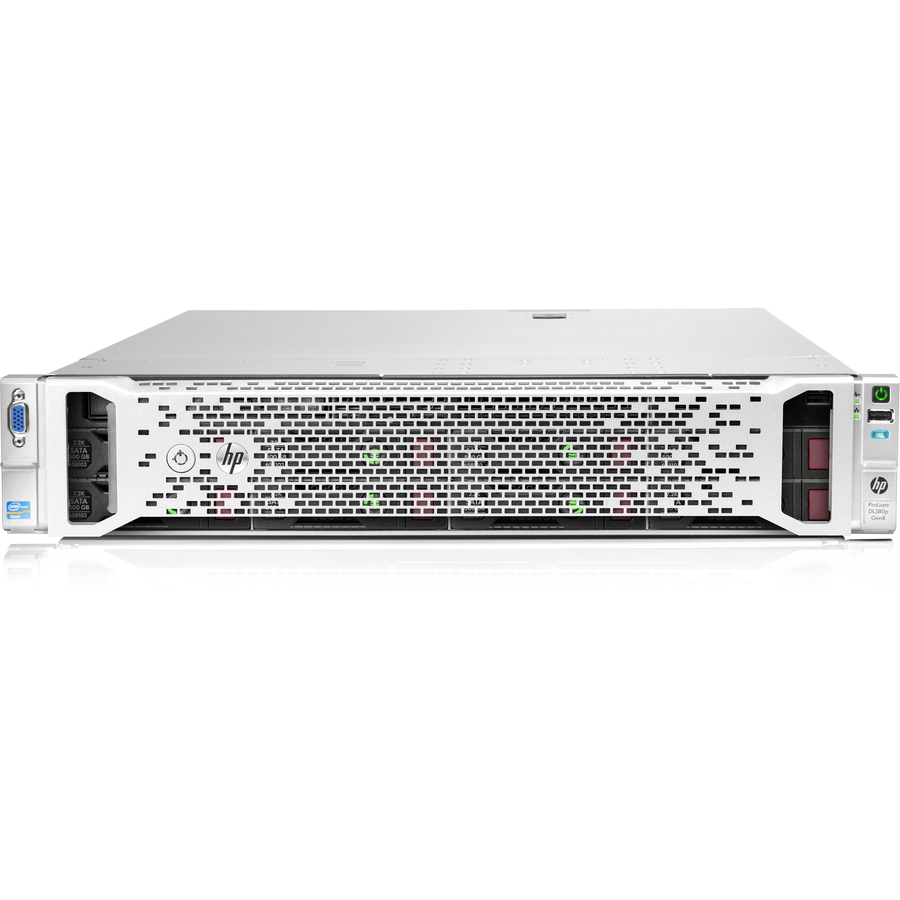 HPE Sourcing ProLiant DL380p G8 2U Rack Server - 1 x Intel Xeon E5-2630 v2 2.60 GHz - 16 GB RAM - Serial ATA/600, 6Gb/s SAS Controller