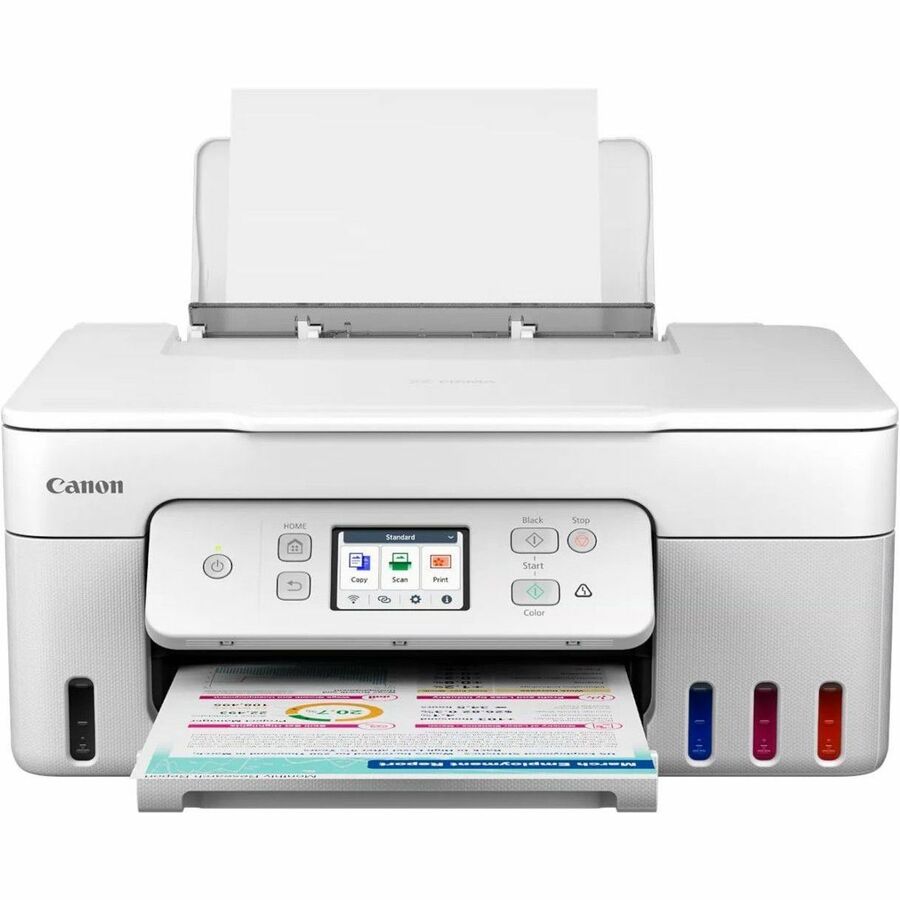 Canon PIXMA G3290 Wireless MegaTank Inkjet Multifunction Printer - Color - White